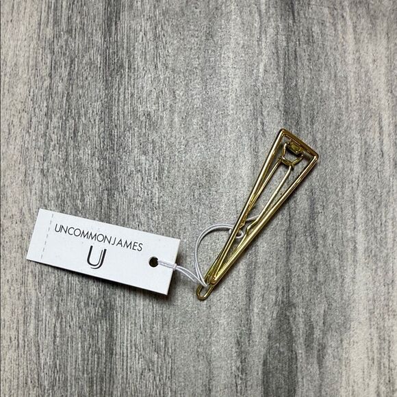Uncommon James Gold Triangle Hair Clip - Picture 1 of 4